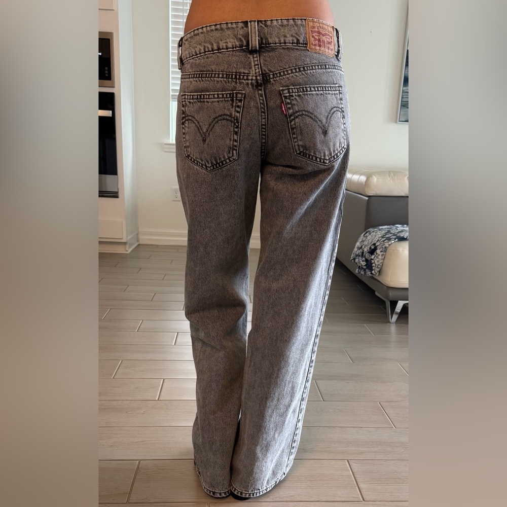 Levi's women’s Black and Gray superlow Jeans - Picture 2 of 10